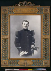 Porträt eines Sergeanten der Kolonialinfanterie